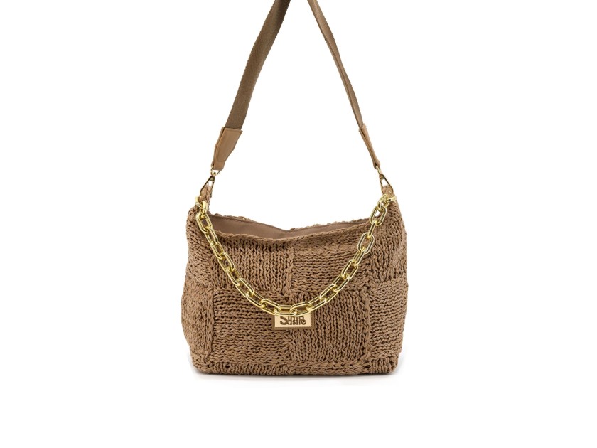 Hobo chain ALESSIA camel